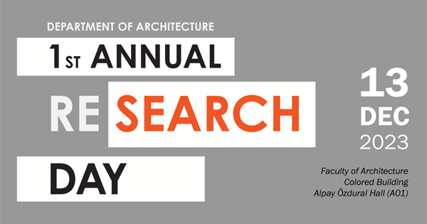 First Annual Re-Search Day at Faculty of Architecture